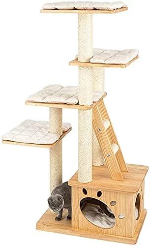 Haieshop Cat Tree Condo Scraing Post Mačji Tower Mač Legler Velika luksuzna kuća Mačja kuća Mačji penjanje