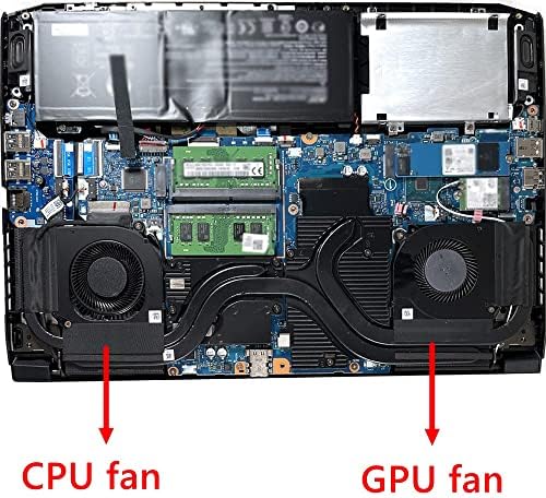 Rakstore laptop GPU hlađenje Fan za Acer Predator PH315-53-72xd PH317-54-70Z5 AN515-55 AN515-56