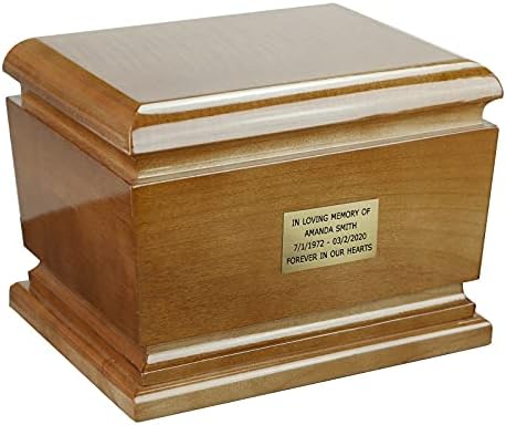 Drvena kremacija pepeo urn za jedinstvenu memorijalnu pogrebnu kovčeg urnu memorijal