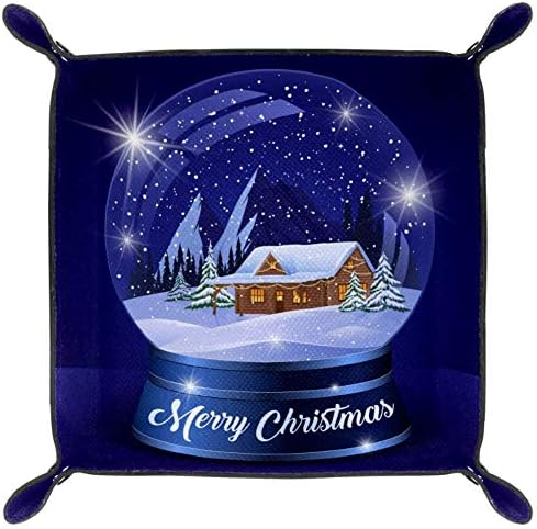 Lorvies Božićni zimski pejzažni špedicijski sanduk za skladištenje košara košara za kante za kancelarije za uredski dom