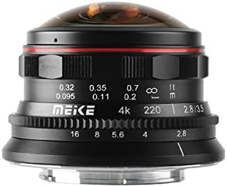 MEKE MK-3.5 mm f2.8 Ultra široko kružno sočivo ribljeg oka za Olympus Panasonic Lumix MFT Micro 4/3 montiranje