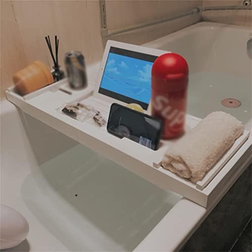 SDGH Extessable BathTub ladica za spavanje Caddy CADDY Organizator Rezervirajte vinski nosač tableta Donje kada