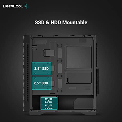 DeepCool MATREXX 55 MESH ADD-RGB 4F ATX Case prednji Panel sa visokim protokom vazduha sa 4kom 120mm ARGB ventilatori