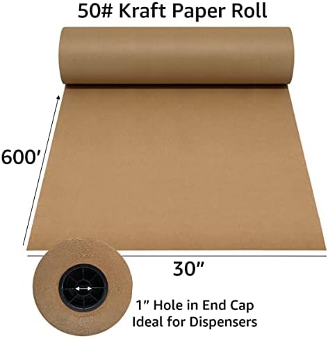 Uoffice Kraft Paper Roll 600'x30 50LB jačina jastuka