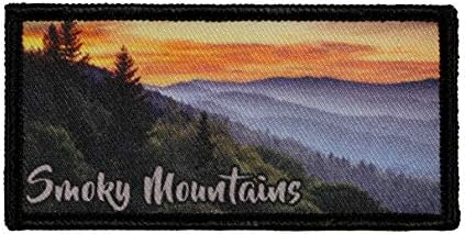 Dimljive planine Patch Hike America Travel Dye sublimacijski gvožđe na Aplikaciji