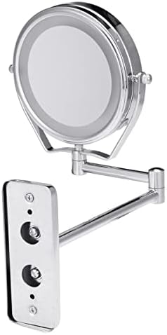 Miaohy ogledalo za brijanje za kupatilo sa LED svetlima zidni nosač sa dve strane na proširivanje