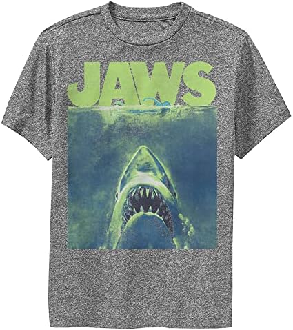 Jaws Kids Neon poster majica