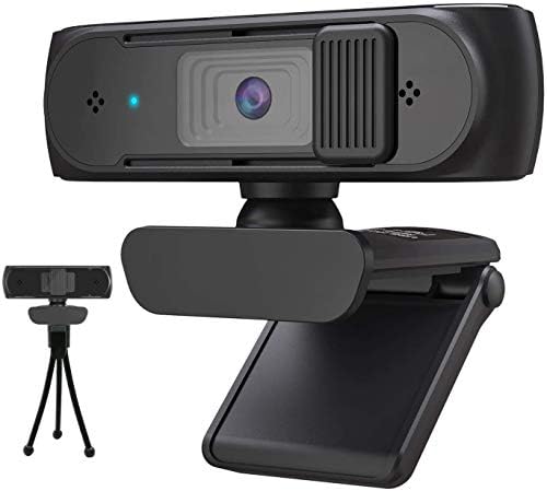 Autofokus 1080p Web kamera sa poklopcem za privatnost i stativom, 5m FHD kamera sa mikrofonom za PC