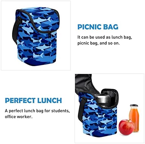 Guerotkr torba za ručak za žene, kutija za ručak za muškarce, Muška kutija za ručak, riba