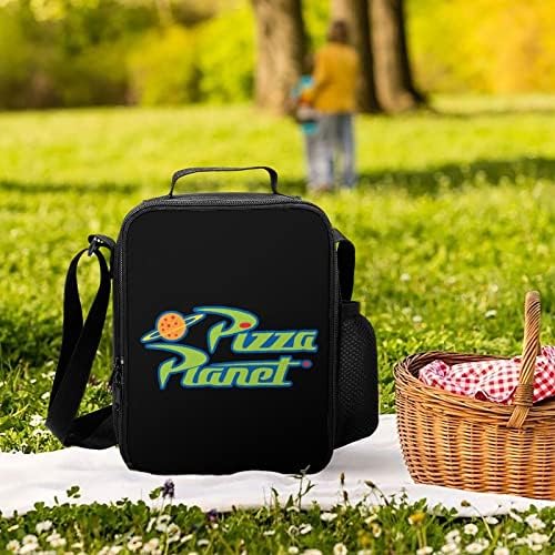 Pizza Planet izolovana kutija za ručak za muškarce i žene ramena torba za višekratnu upotrebu prenosiva torba za kancelarijski rad