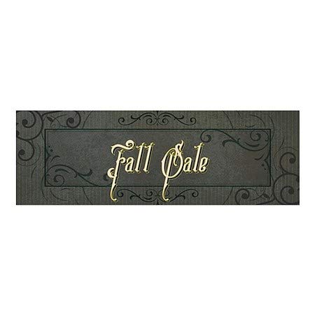CGsignLab | Fall rasprodaja -Victorian Frame Prozor Cling | 36 x12