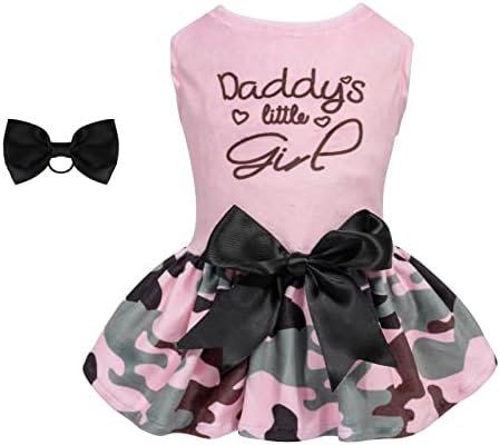 StepBone tata djevojčica djevojka za pse za male pse ružičaste suknje štene baršunaste haljine