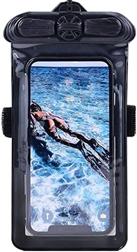 Vaxson futrola za telefon Crna, kompatibilna sa vodootpornom torbicom Alcatel OT-916 suha torba [ ne folija za zaštitu ekrana ]