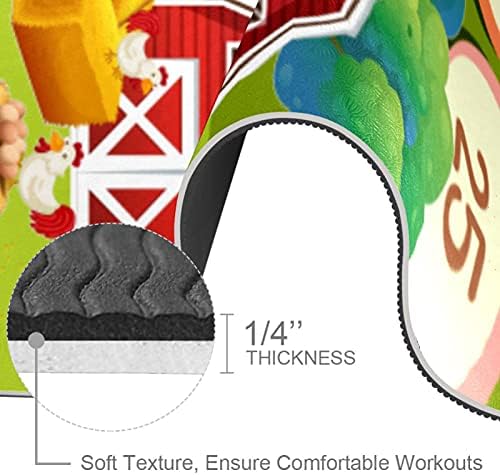 Siebzeh Farm društvena igra Premium Thick Yoga Mat Eco Friendly Rubber Health & amp; fitnes non Slip Mat