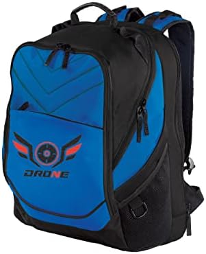 Teaemore Custom Travel Backpack Dodajte svoj izvezeni monogram računarsko notebook vodootporne točke otporne na vodu šok plava crna