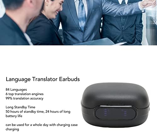 Slušalice za prevođenje jezika,84 jezičke Bluetooth slušalice, Prevodilac visoke preciznosti sa zvučnicima
