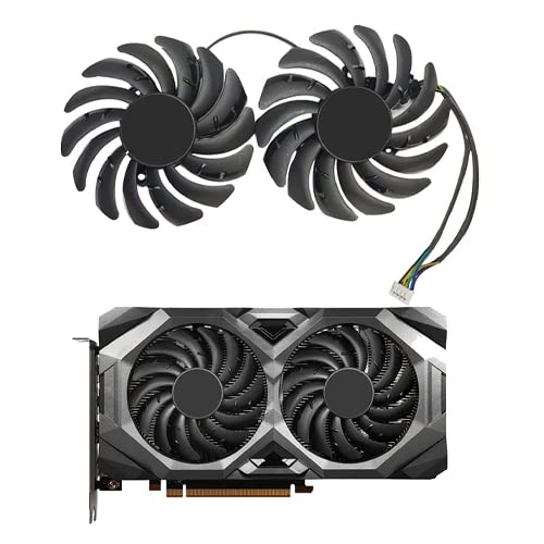 Jzwefdo 87mm ventilator za hlađenje grafičke kartice PLD09210S12HH 4pin RX5600 RX5700 zamjena ventilatora za hlađenje Video kartice za MSI Radeon RX 5600 5700 XT Mech OC GPU Cooler Fan