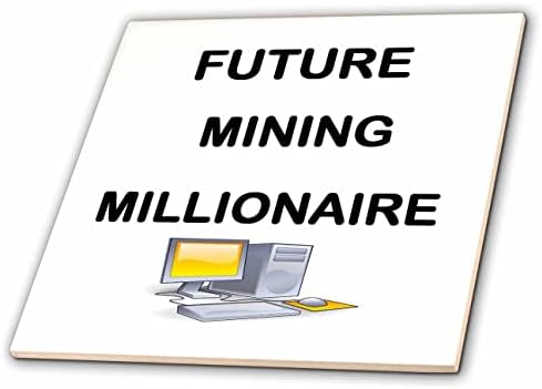 3drose slika riječi budući rudarski milioner sa računarskim grafičkim pločicama