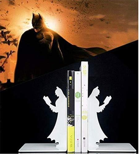 Liushi Batman Reader Bookend polica za knjige, Creative Metal Heavy Desktop Office Bookend Bookend Decoration
