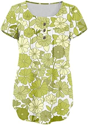 Ljetni jesen ženski odjeća Trendi pamuk s dugim rukavima V izrez Graphic labava lounge bluza za