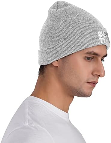 OGNOT Chemistry Print ženska Muška zimska pletena kapa, debela ,meka & amp; topla zdepasta kapa, za hladno vrijeme
