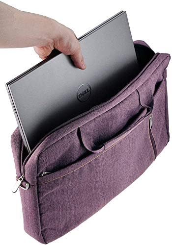 Navitech Purple Sleek Liptop torba za laptop otporna na vodu - kompatibilna sa HP Stream 14S-FQ0020NA 14 inčni