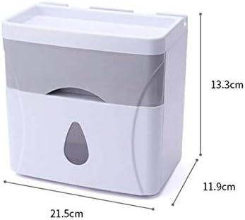 XXXDXDP vodootporni držač toaletnog papira za montažu na zid polica kutija za toaletni papir ladica za rolnu