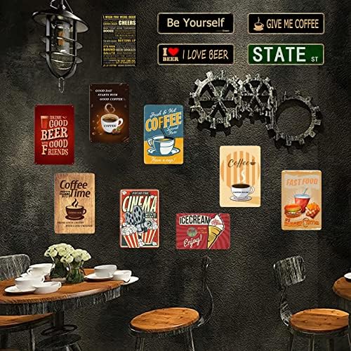 Poker pravila Poster Vintage TIN znak Dekorativni plak Metalni znak Zidna umjetnost Rustikalni zid Viseći dekor