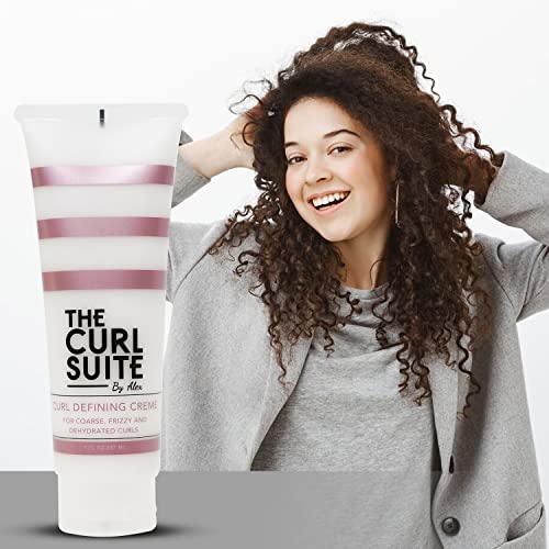 The Curl Suite Curl Defining Creme-Curly Hair Proizvodi za žene & muškarci - Perfect Frizz Control Curl Creme