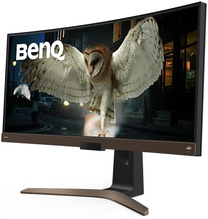 BenQ Ew3880r Premium zakrivljeni Ultrawide Monitor 38 WQHD w / Remote | IPS | 2300R kriva | HDRi