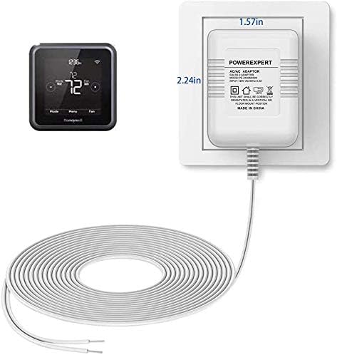 LianSum 24V 500mA C-a za termostat i zvoni na vratima, kompatibilan sa gnijezdo, Ecobee, Sensi, Honeywell,