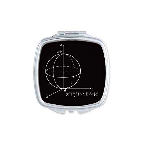 Math Kowledge Sphere Equation Ogledalo Prenosivo Kompaktno Džepno Šminka Dvostrano Staklo