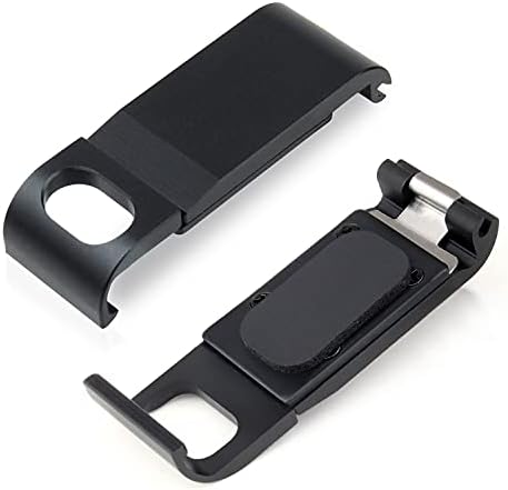 SOONSUN aluminijumski poklopac vrata za GoPro Hero 8 Crni poklopac za zamjenu baterije sa tipkom
