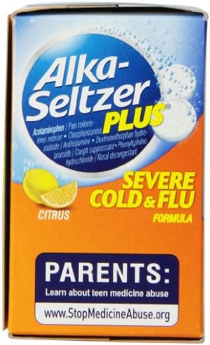 Alka-Seltzer Plus Teška hladnoća i gripa šume, citrusi, 20 brojeva