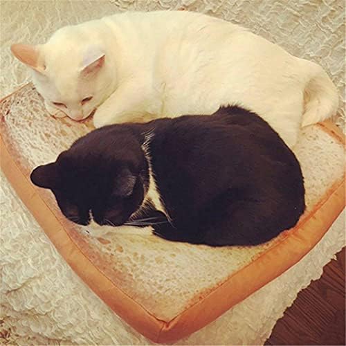 SAWQF Bread Cats Bed tost hljeb Slice Style pet Mats jastuk mekani topli dušek za Mačke Psi