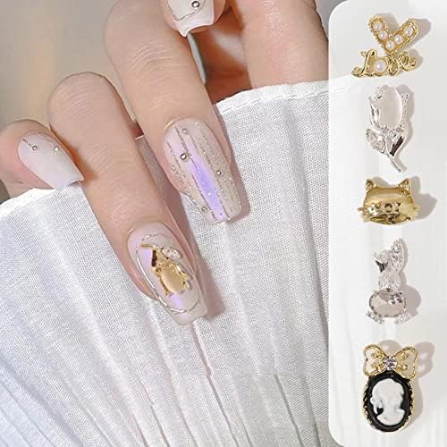Ukrasi za nokte privlačni lako za nanošenje Legura pjenušava vještački dijamant ukrasi za nokte manikir dekor