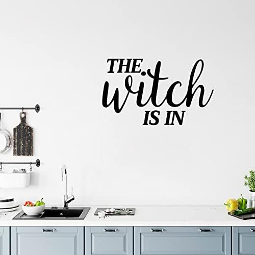 Noć vještica vještica je u zidnim naljepnicama Halloween Scary za dekor rasadnika djeca dječak