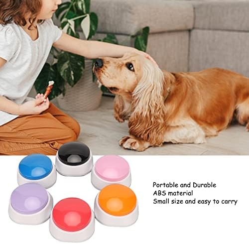 Asixxsix 6 gumb za snimanje glasa, 30 sekundi zapisa i reprodukciju pasa za komunikaciju za kućne ljubimce