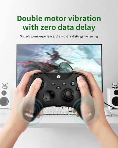 Žičani kontroler za Xbox One / One S / X / serija X / s / PC Windows10 iznad