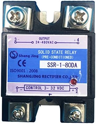 Ilame reputacija SSD regionalni relej SSR 40a 60a 80A 100A Single Pahse ulaz 3 ~ 32VDC izlaz 35 ~ 480Vac