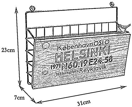 PIBM Stilsko jednostavna polica zidova montirana plutajući nosač polica Iron Art Retro polica za knjige Skladište dnevne sobe, 3 stila, C, 31x7x23cm