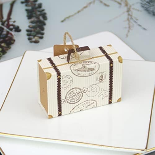 Kutije za Hlyurlus, 120 kom, mini koferi za kofer za vjenčanje za vjenčani tuš tematski ukras za tuširanje kao što je prikazano kao prikazane kutije za slatkiše.