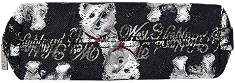 Signale TAPESTRY Kozmetička torba toaletna torba za šminku za žene sa crnim bijelim Westieg Dog dizajnom