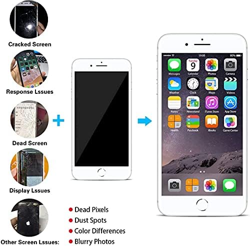 Mobkitfp za iPhone 7 zamjena ekrana bijela sa kamerom+senzori+slušalica Full Assembly 4,7 inčni