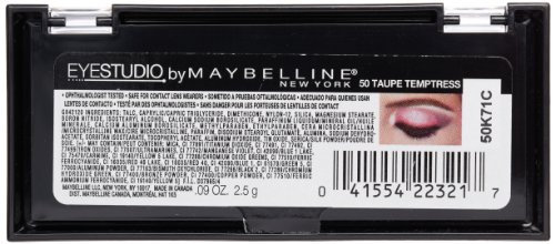 Maybelline New York Eye Studio U Boji Plišano Svileno Sjenilo, Taupe Temptress 50, 0,09 Unci