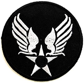 TH US Air Force USAF logo Star Wings Army Volan crni logotip Aplikacija izvezena na željeza na zakrpu