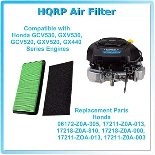 HQRP 3-paket filter kompatibilan sa Honda GCV530, GXV530, GCV520U, GCV530U, GXV520U, GXV530R, GXV530U,