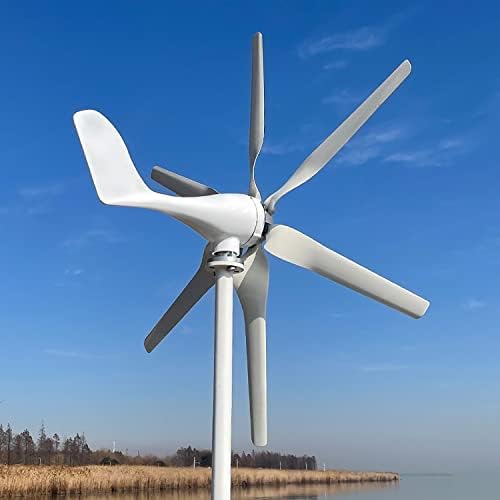 FLTXNY POWER 600w horizontalna osovina vjetroturbina 6 lopatica Generator vjetra turbine sa MPPT kontrolerom za kućnu upotrebu Off Grid sistem Free Energy Charge 24V baterija