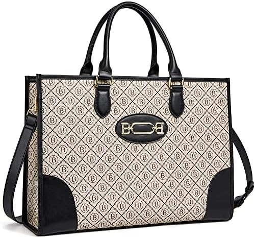 Bostantenska torba za laptop za žene 15,6 inča kožne torbe za torbu za kožu stilski radni tote