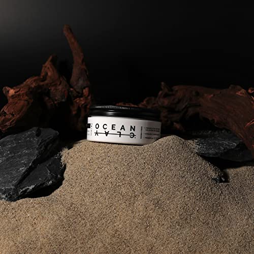 Ocean Clay - premium muške gline za kosu - čvrsto drži + prirodni sjaj - sulfat & paraben besplatno